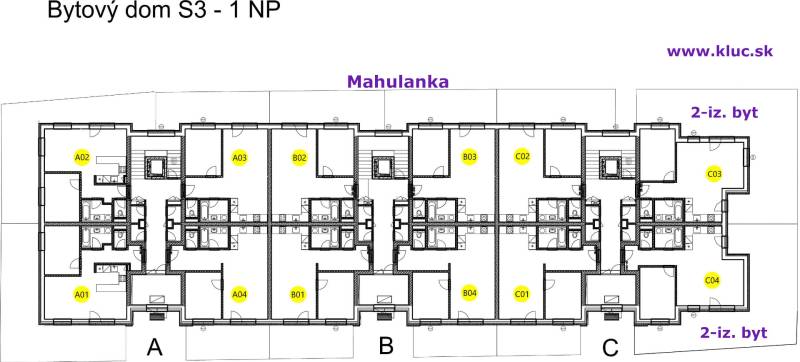 Mieten 2-Zimmer-Wohnung, 2-Zimmer-Wohnung, Mahulanka, Pezinok, Slowake
