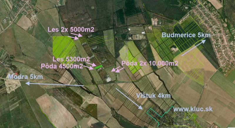 Kaufen landwirtsch. Grundstücke, landwirtsch. Grundstücke, Pezinok, Sl