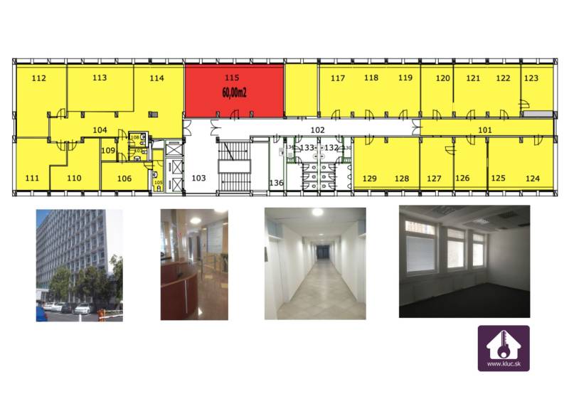 Moderne Büros ab 19m2 bis zu einem ganzen Stockwerk (600m2)