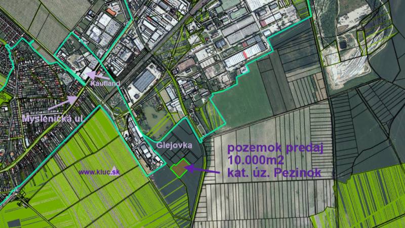 Kaufen landwirtsch. Grundstücke, landwirtsch. Grundstücke, Pezinok, Sl