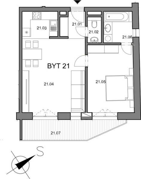 Kaufen 2-Zimmer-Wohnung, 2-Zimmer-Wohnung, Piešťany, Slowakei