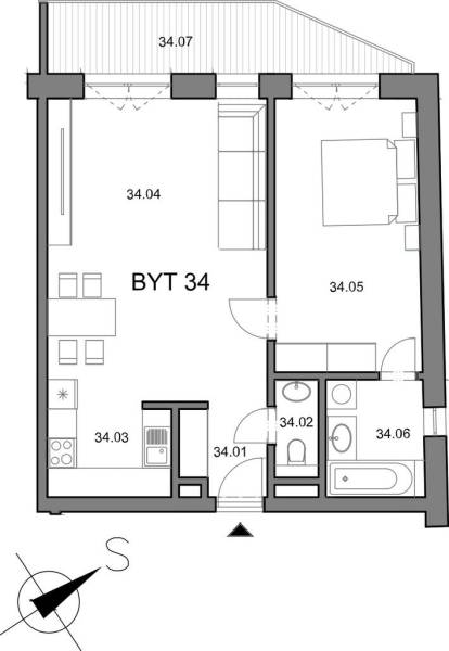 Kaufen 2-Zimmer-Wohnung, 2-Zimmer-Wohnung, Piešťany, Slowakei